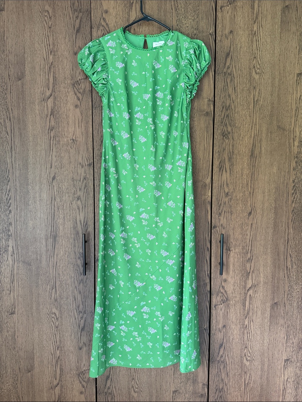bohme Green Floral Maxi Dress